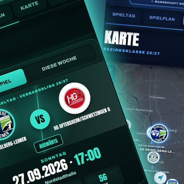 Wir als App: Die SG Heidelberg-Leimen App für die Runde 26/27