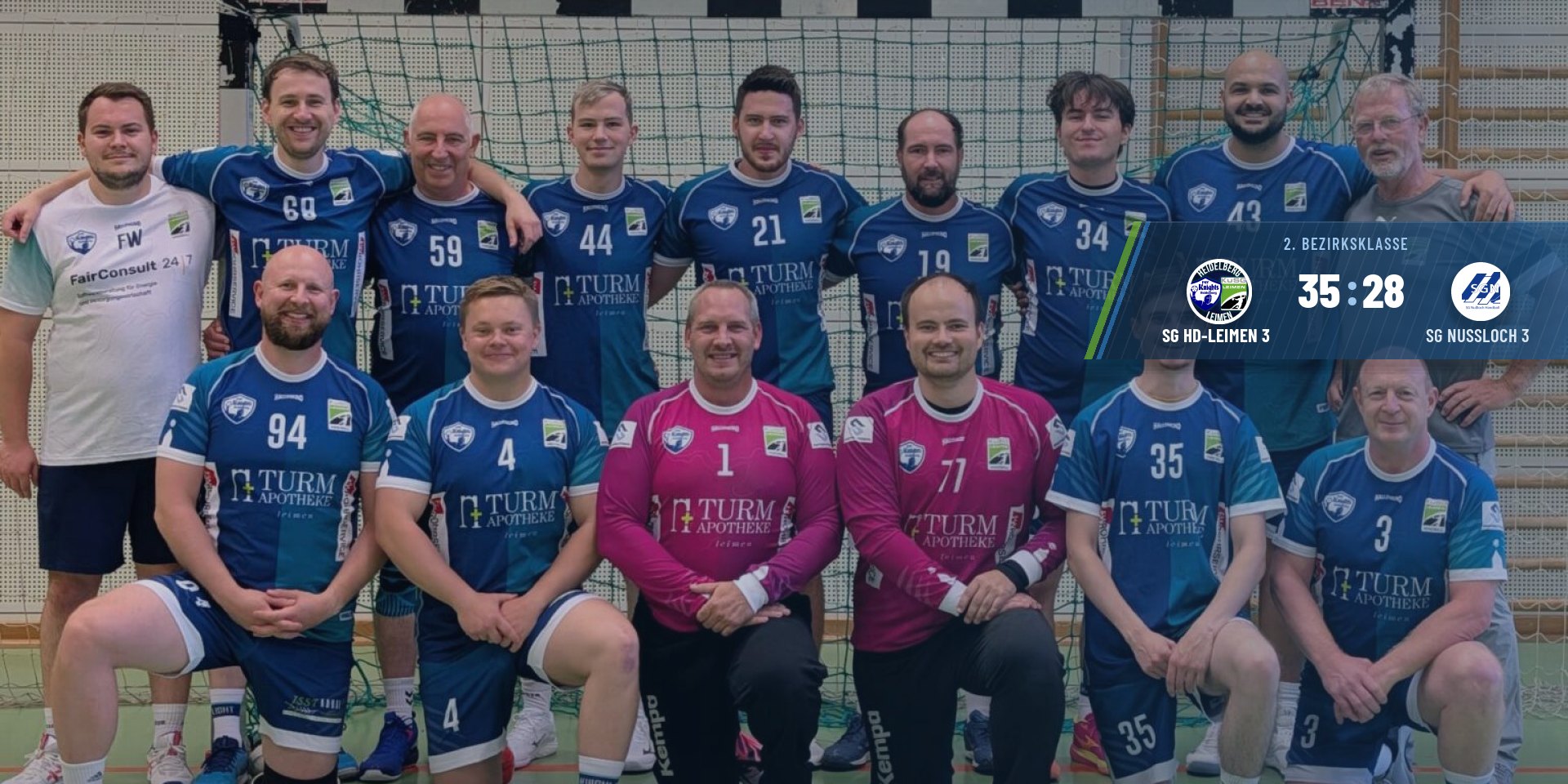 SG HD-Leimen 3 – SG Nußloch 3 35:28