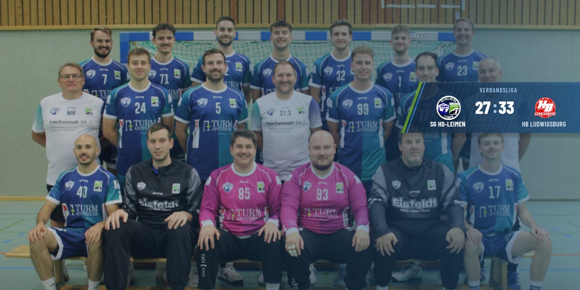 SG HD-Leimen – HB Ludwigsburg 27:33