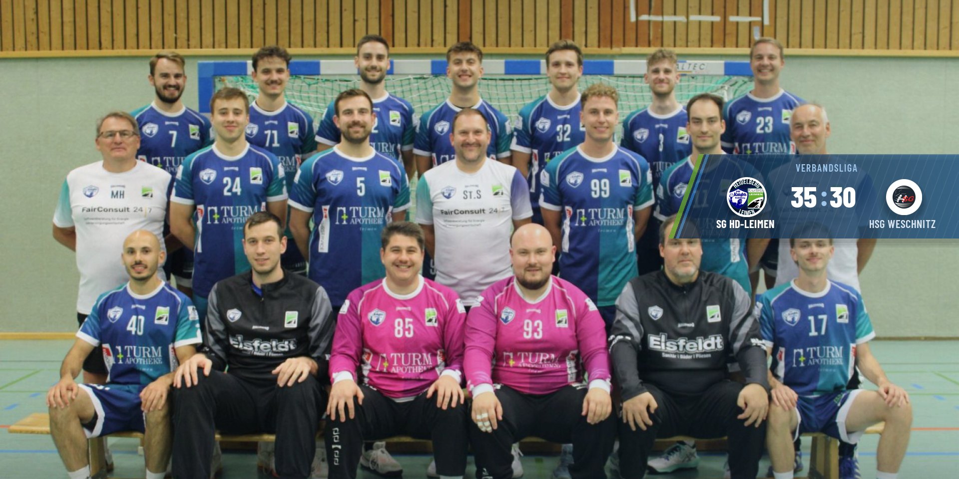 Erster Sieg in der Verbandsliga