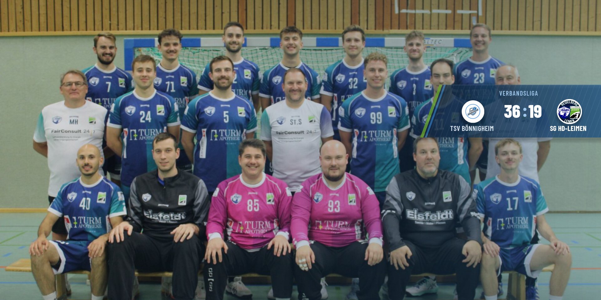 TSV Bönnigheim – SG HD-Leimen 36:19